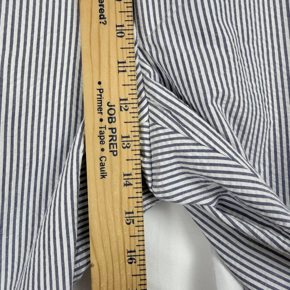 Mens Striped Pleated Dress Pants Navy White Classic‎ Fit Casual Formal